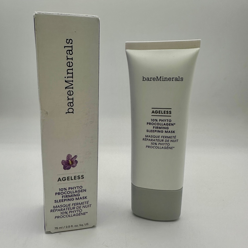 bareMinerals Ageless Firming Sleeping Mask - White and Gray